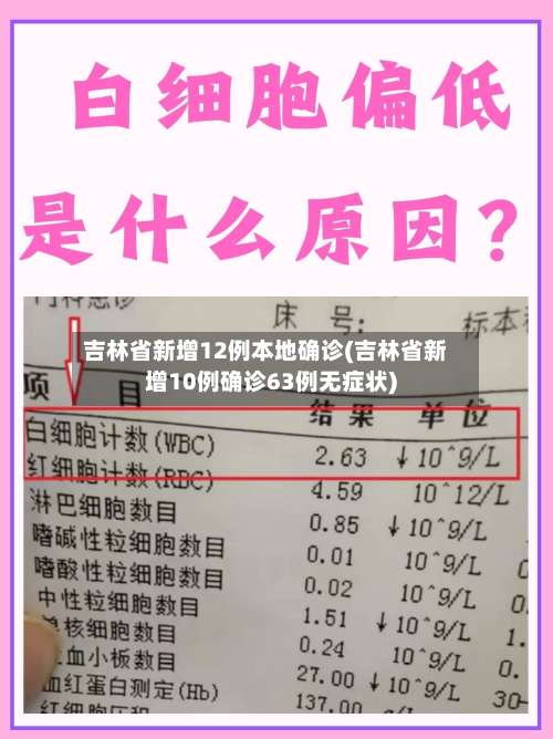 吉林省新增12例本地确诊(吉林省新增10例确诊63例无症状)
