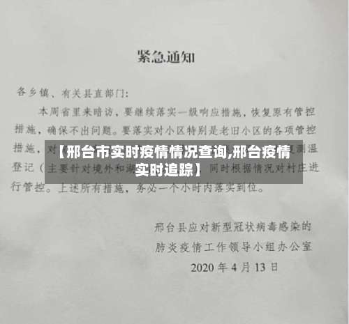 【邢台市实时疫情情况查询,邢台疫情实时追踪】