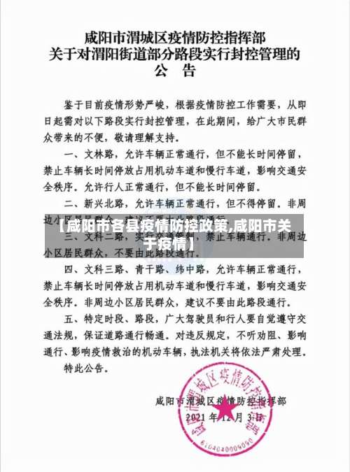 【咸阳市各县疫情防控政策,咸阳市关于疫情】-第3张图片