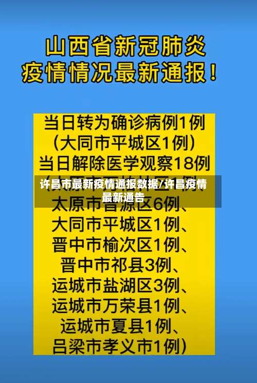 许昌市最新疫情通报数据/许昌疫情最新通告-第2张图片
