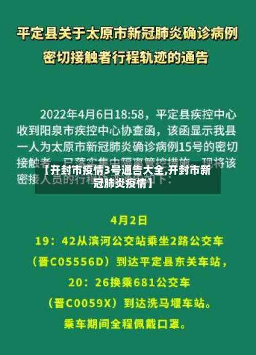 【开封市疫情3号通告大全,开封市新冠肺炎疫情】