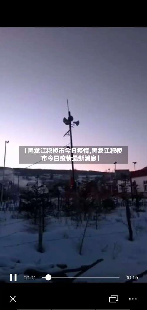 【黑龙江穆棱市今日疫情,黑龙江穆棱市今日疫情最新消息】