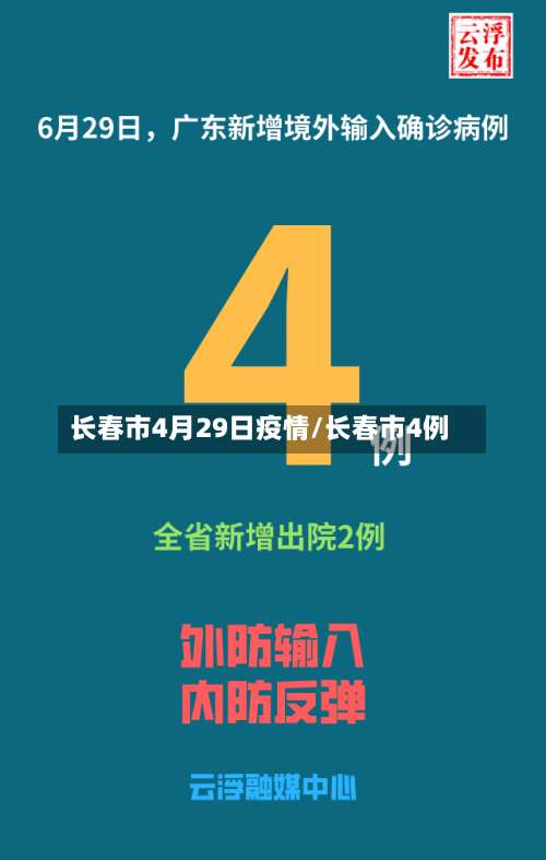 长春市4月29日疫情/长春市4例
