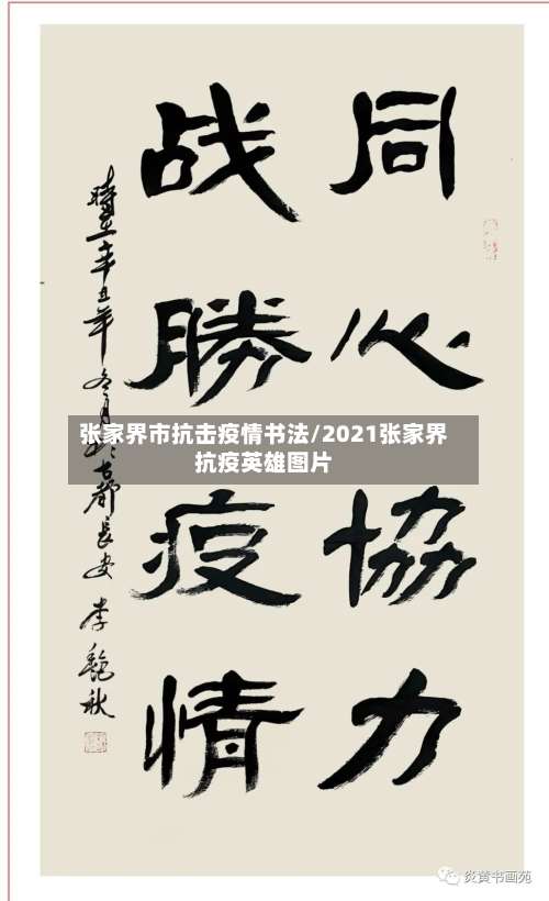 张家界市抗击疫情书法/2021张家界抗疫英雄图片-第3张图片