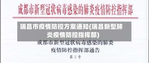 瑞昌市疫情防控方案通知(瑞昌新型肺炎疫情防控指挥部)-第2张图片