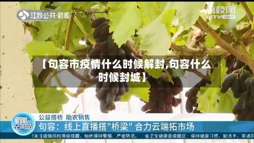 【句容市疫情什么时候解封,句容什么时候封城】-第2张图片