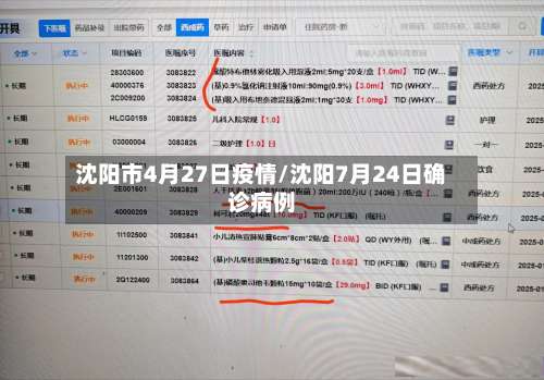 沈阳市4月27日疫情/沈阳7月24日确诊病例-第2张图片