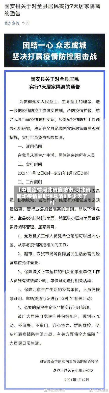 【中国疫情河北省廊坊市,河北省廊坊疫情最新消息清0多少天了?】