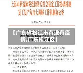 【广东省松江市有没有疫情,广东松江区】-第2张图片