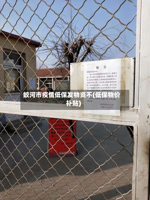 蛟河市疫情低保发物资不(低保物价补贴)