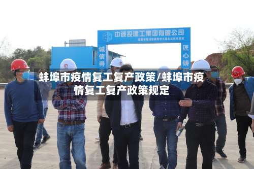 蚌埠市疫情复工复产政策/蚌埠市疫情复工复产政策规定-第3张图片