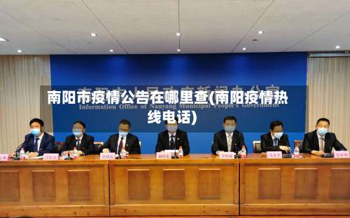 南阳市疫情公告在哪里查(南阳疫情热线电话)