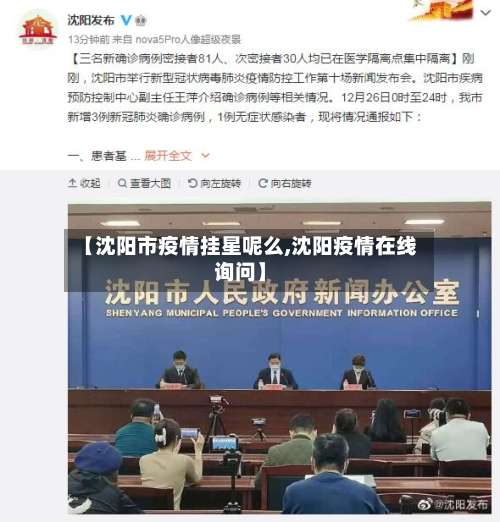 【沈阳市疫情挂星呢么,沈阳疫情在线询问】