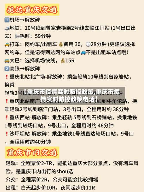 【重庆市疫情实时防控政策,重庆市疫情实时防控政策电话】