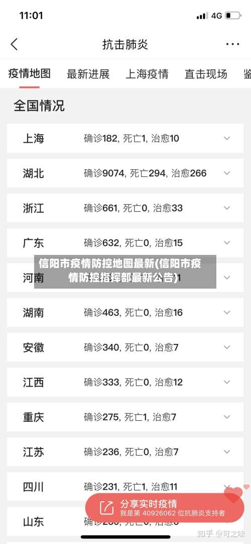 信阳市疫情防控地图最新(信阳市疫情防控指挥部最新公告)