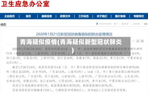 青海疑似疫情(青海疑似新型冠状肺炎)-第3张图片