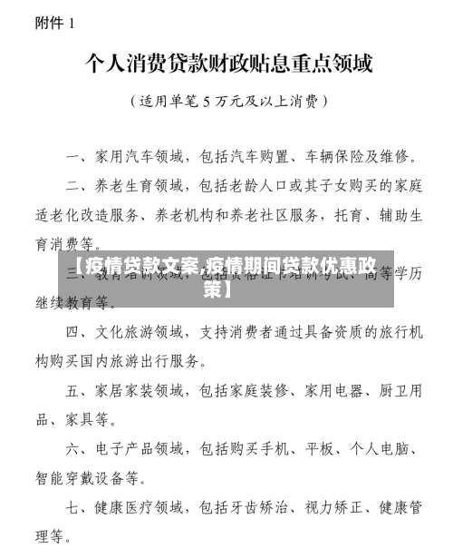 【疫情贷款文案,疫情期间贷款优惠政策】