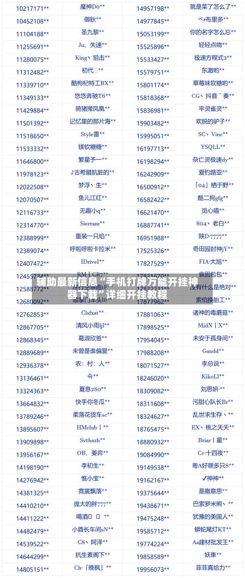 辅助最新信息“手机打牌万能开挂神器下载”详细开挂教程-第2张图片