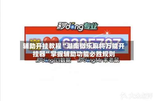 辅助开挂教程“湖南微乐麻将万能开挂器”掌握辅助功能必胜规则-第3张图片