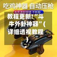 教程更新!“斗牛外卦神器”(详细透视教程)