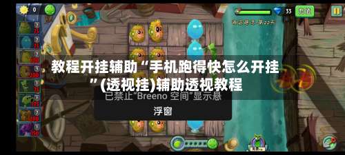 教程开挂辅助“手机跑得快怎么开挂”(透视挂)辅助透视教程-第2张图片