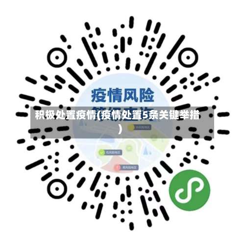 积极处置疫情(疫情处置5条关键举措)