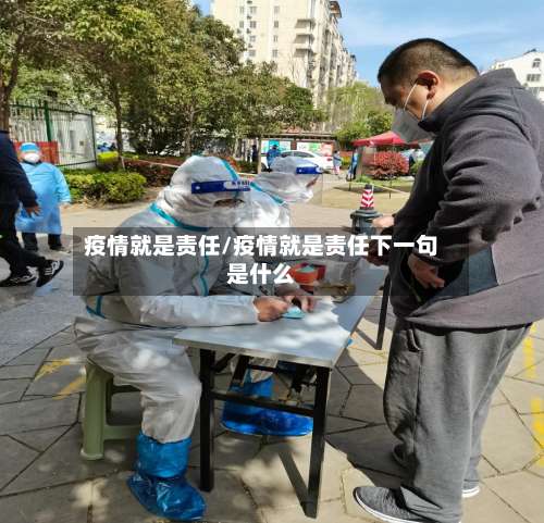疫情就是责任/疫情就是责任下一句是什么-第2张图片