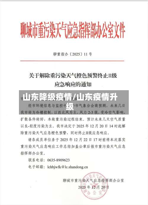 山东降级疫情/山东疫情升级-第2张图片