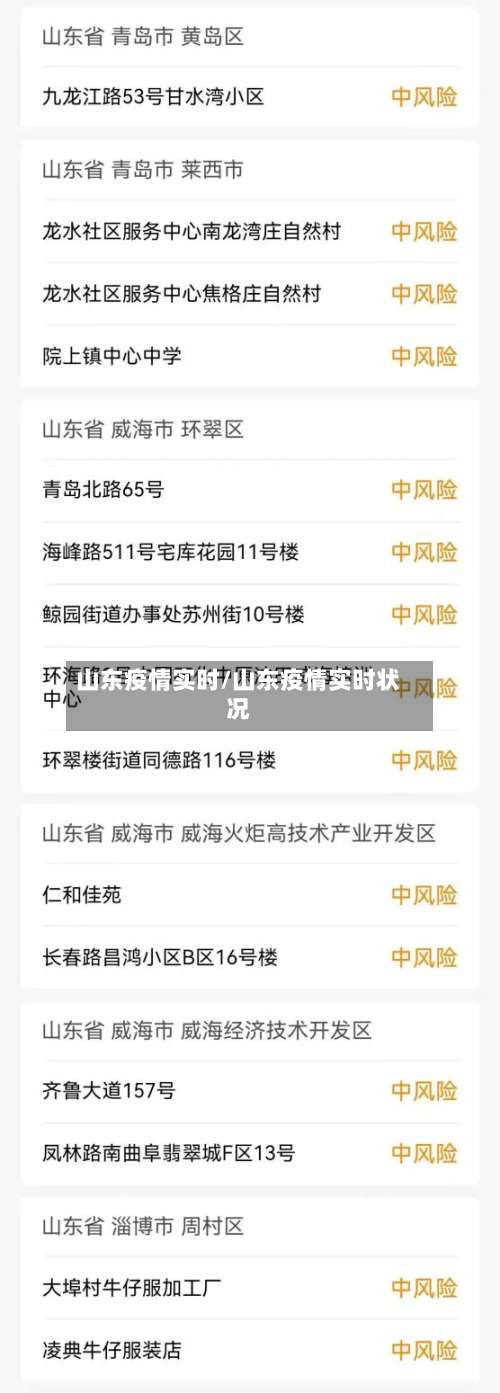 山东疫情实时/山东疫情实时状况