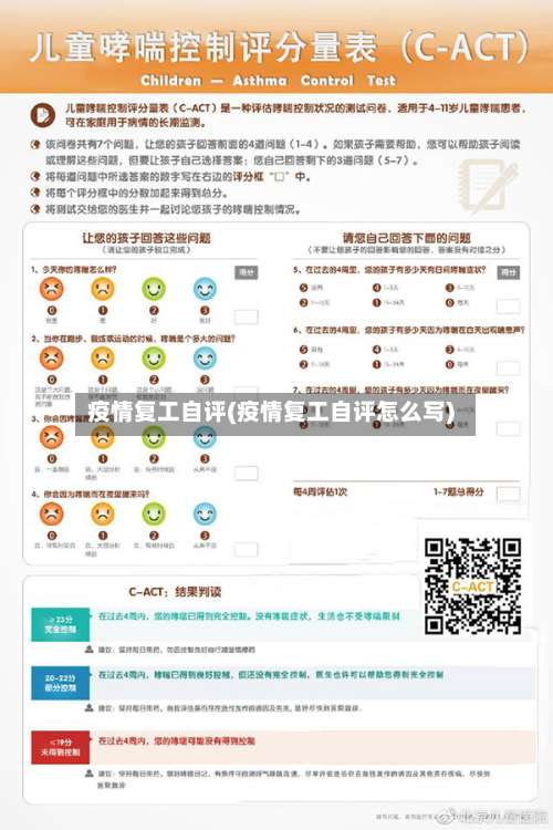 疫情复工自评(疫情复工自评怎么写)