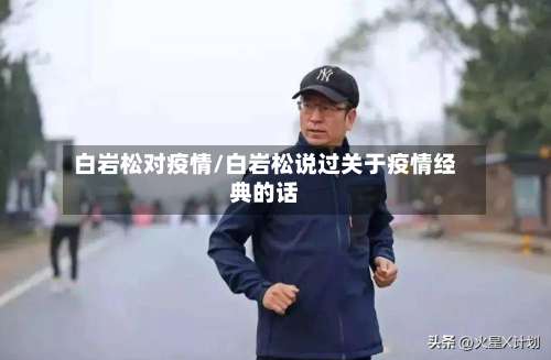 白岩松对疫情/白岩松说过关于疫情经典的话