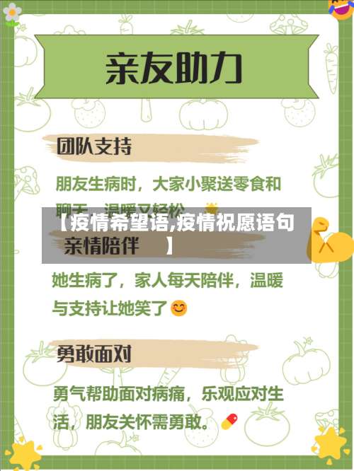 【疫情希望语,疫情祝愿语句】