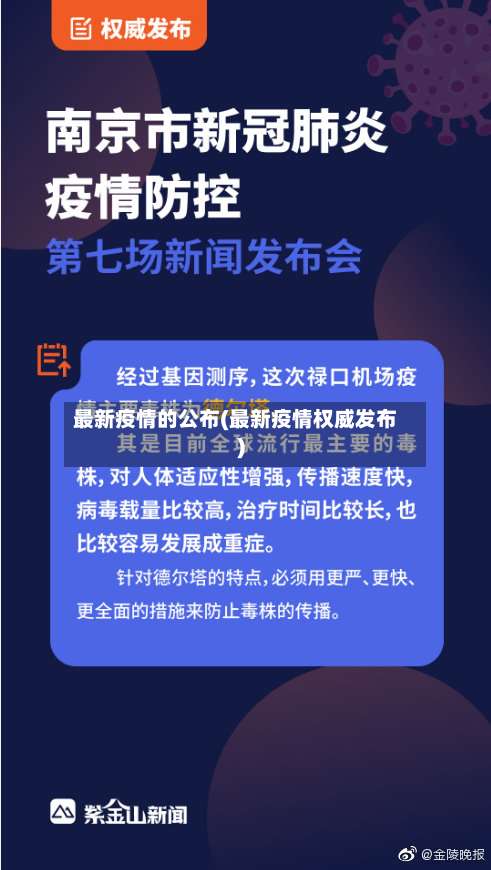 最新疫情的公布(最新疫情权威发布)-第3张图片