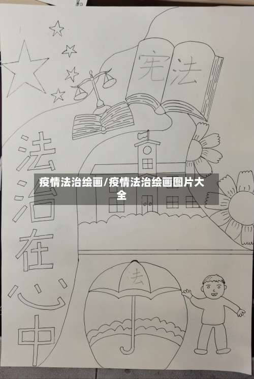 疫情法治绘画/疫情法治绘画图片大全