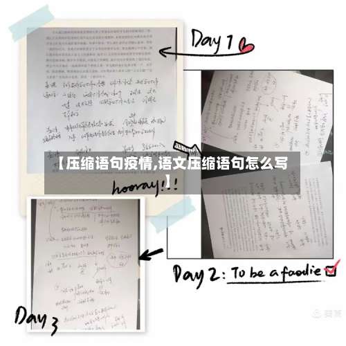 【压缩语句疫情,语文压缩语句怎么写】-第3张图片