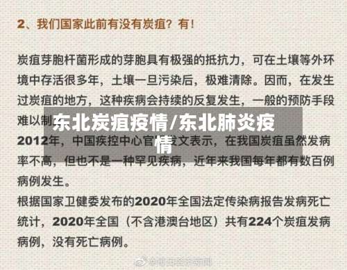东北炭疽疫情/东北肺炎疫情