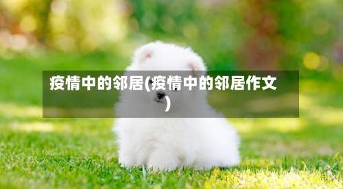 疫情中的邻居(疫情中的邻居作文)-第3张图片