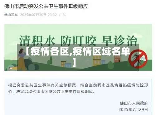 【疫情各区,疫情区域名单】