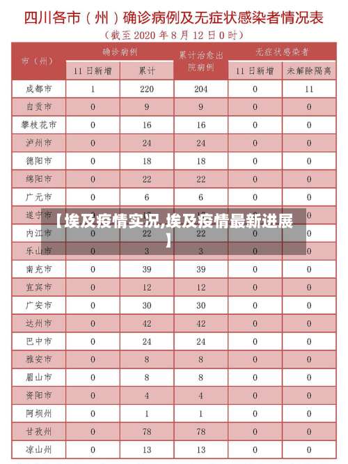 【埃及疫情实况,埃及疫情最新进展】-第2张图片