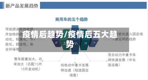 疫情后趋势/疫情后五大趋势