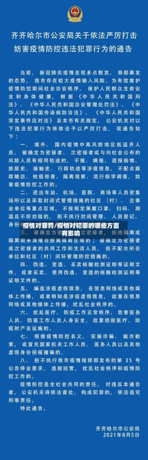 疫情对罪罚/疫情对犯罪的哪些方面有影响-第2张图片