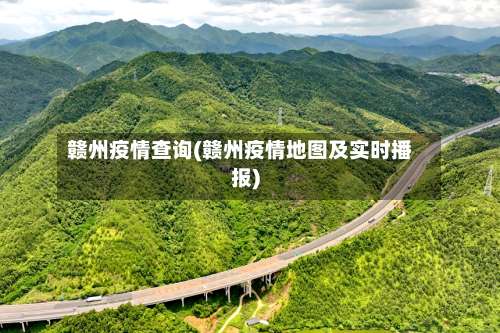 赣州疫情查询(赣州疫情地图及实时播报)-第2张图片
