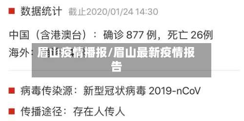 眉山疫情播报/眉山最新疫情报告