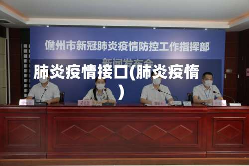 肺炎疫情接口(肺炎疫惰)-第3张图片