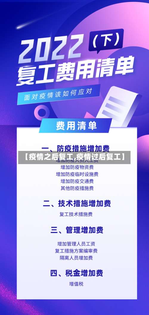 【疫情之后复工,疫情过后复工】-第2张图片