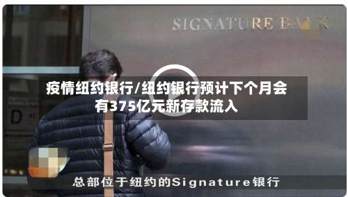 疫情纽约银行/纽约银行预计下个月会有375亿元新存款流入