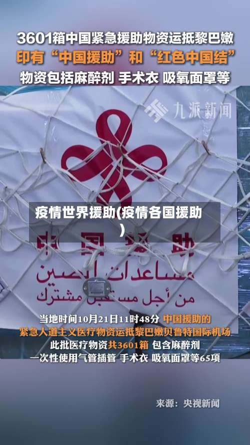 疫情世界援助(疫情各国援助)